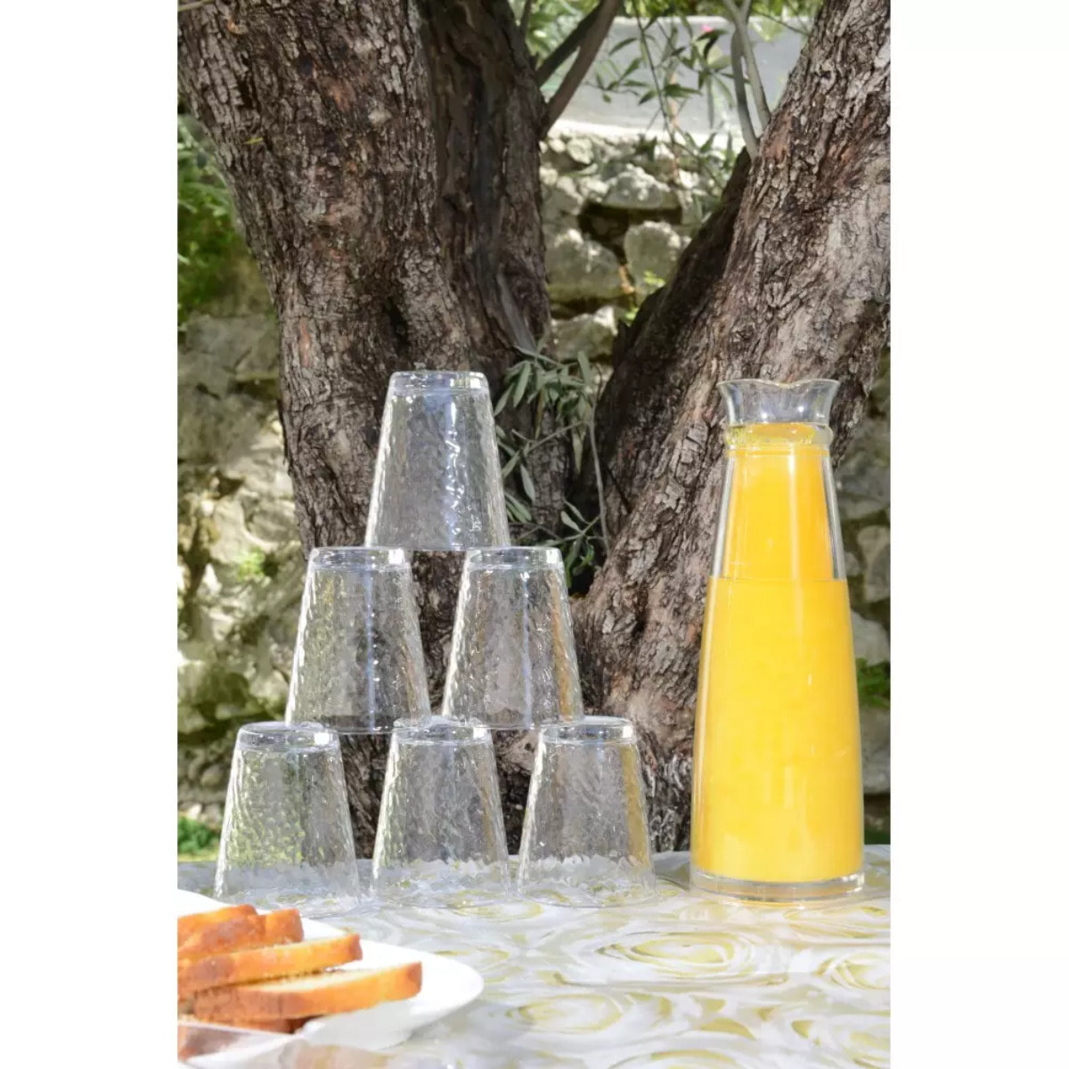CARAFE ACRYLIQUE 800 ML H.30CM