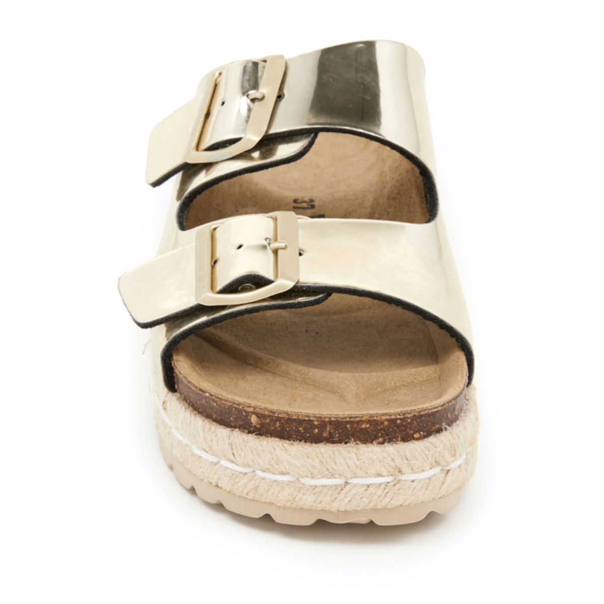 SANDALO CON ZEPPA BILLOWY DORATO