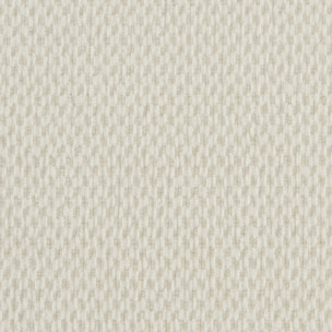 Canapé convertible 2 places tissu chenille blanc - L 170 x P 95 x H 76cm - Twist