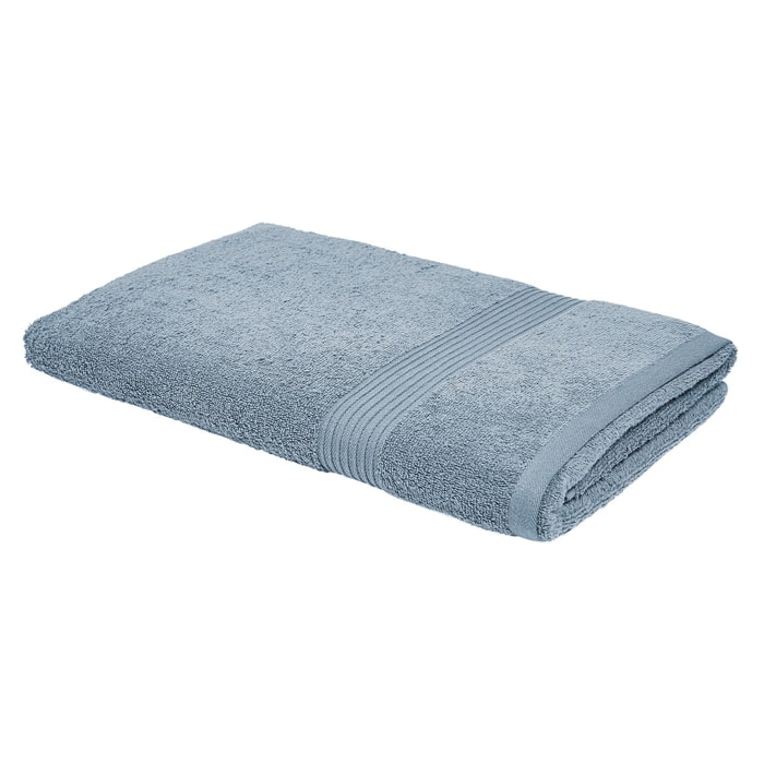 Maxi drap de bain uni ESSENTIAL bleu ardoise