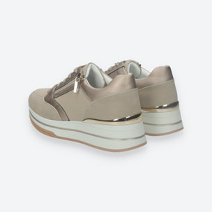 Sneakers Donna Tata Italia Beige