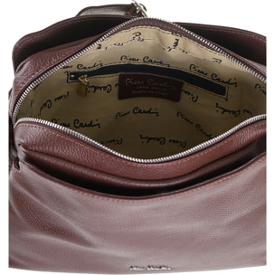 Borsa a tracolla da donna Made in Italy - Modello Aralia Lux - 100% pelle - 30.0 x 23.0 x 13.0 cm