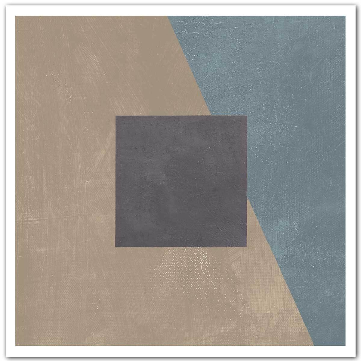 Poster Soie bleue sarcelle Affiche seule