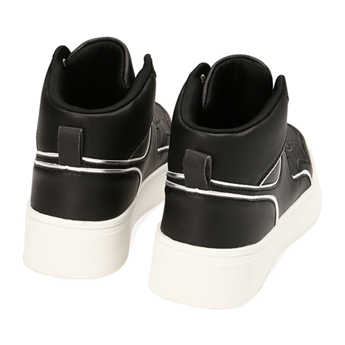 Zapatillas high negro