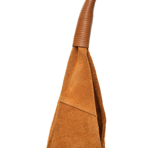 Borsa a tracolla Anna Luchini Cammello