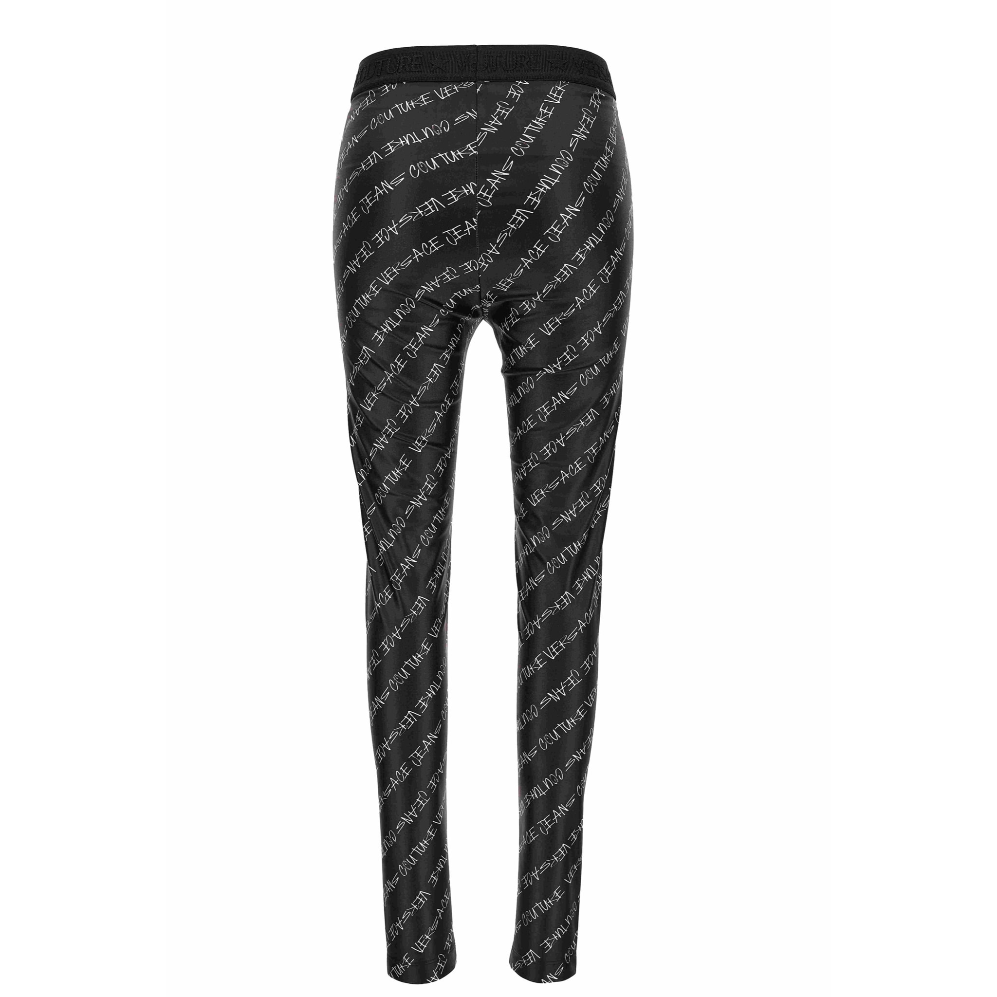 Versace Jeans Couture Leggings stampati con logo Versace Jeans Couture