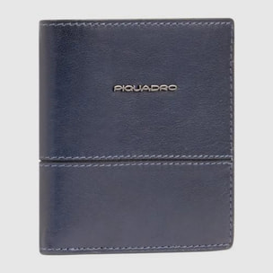 Piquadro Porta carte di credito in pelle schermato con protezione RFID