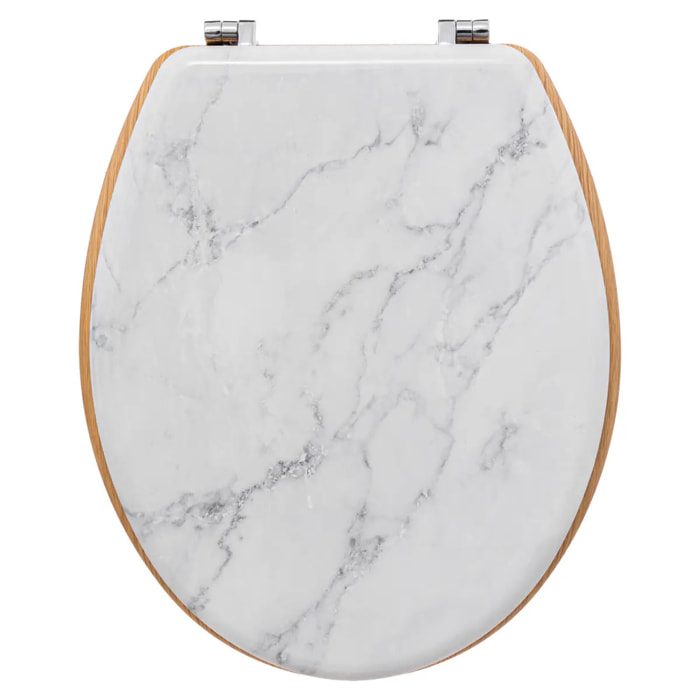 Abattant WC "Léa" effet marbre en bois