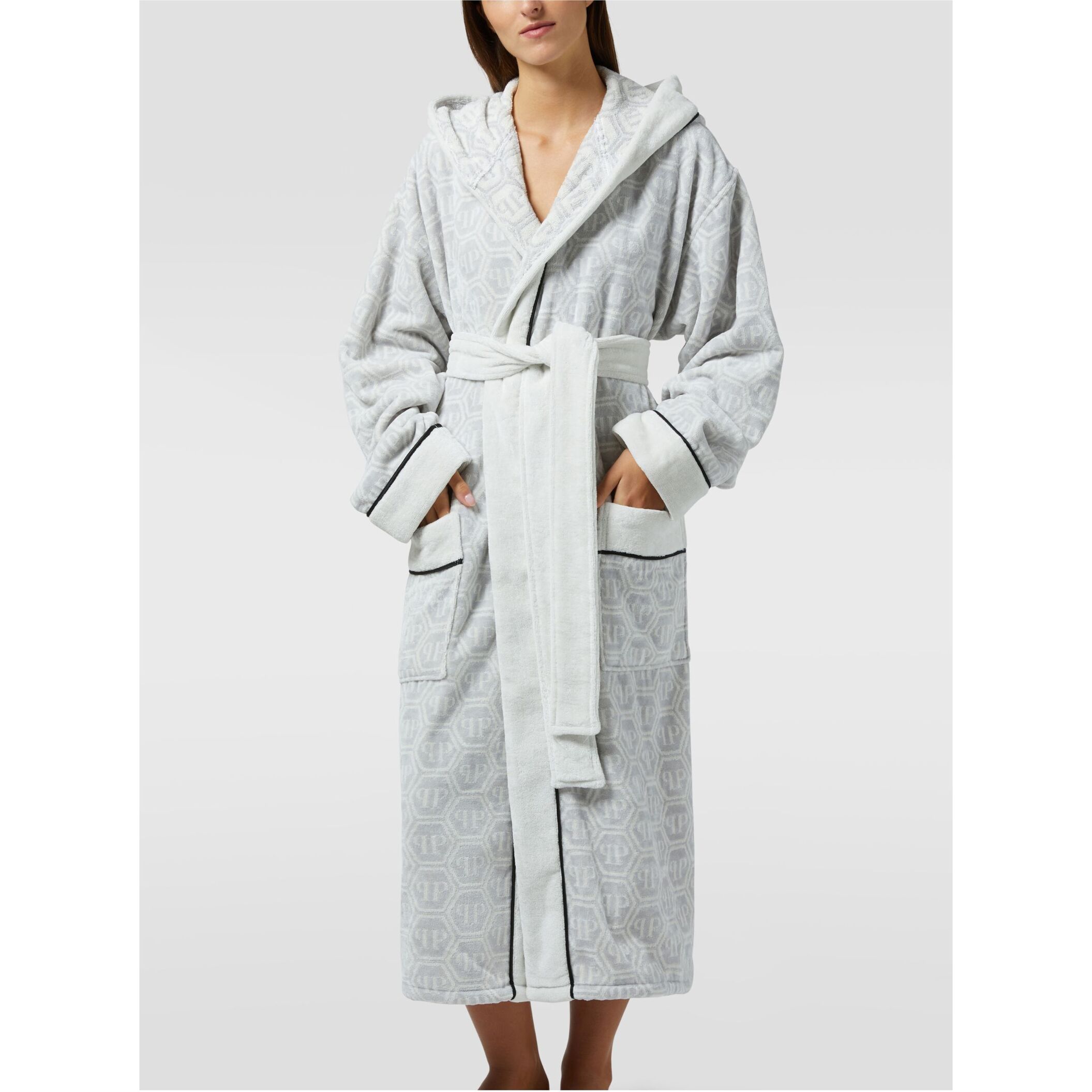 PHILIPP PLEIN Hooded Bathrobe PP