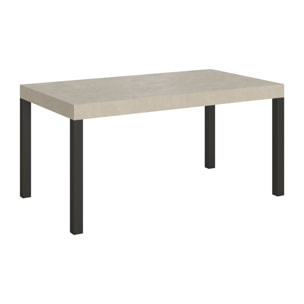 Mesa extensible 90x160/264 cm Everyday cachemira patas antracita