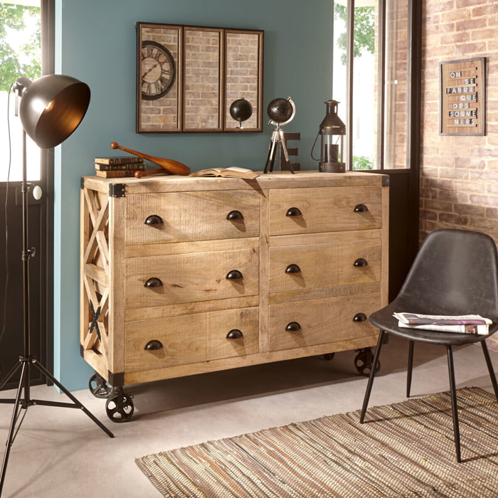 Buffet "Silas" - bois de manguier