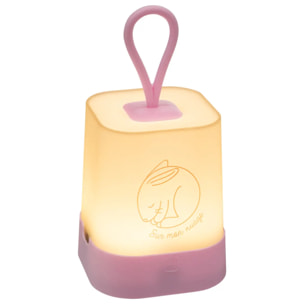Veilleuse sur batterie H.16cm silicone avec poignée