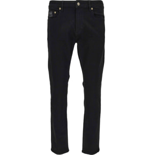 Versace Jeans Couture Pantaloni in cotone con logo-patch Versace Jeans Couture