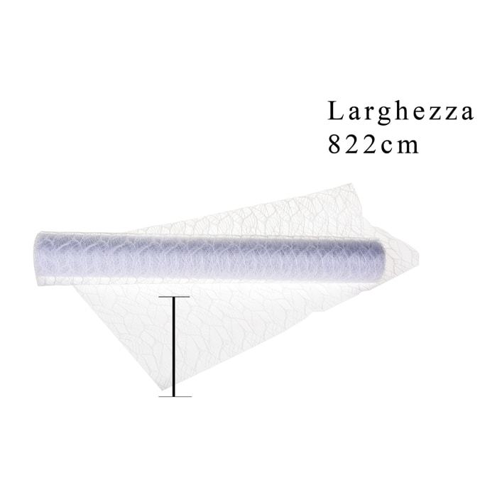 Bobina Bello. Lunghezza 822 Cm - Pezzi 1 - 822X53X0,1cm - Colore: Bianco - Bianchi Dino - Decorazioni Varie