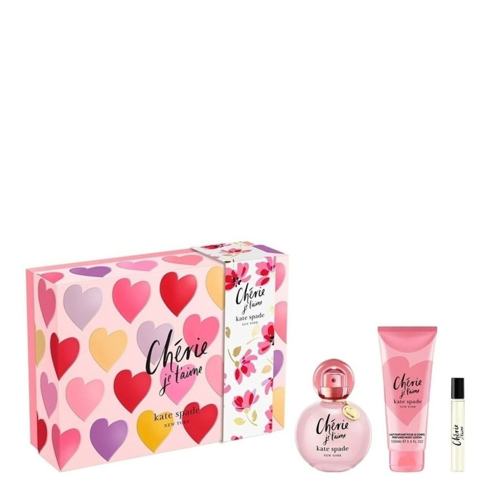 Chérie Je t'aime - Coffret Eau de Parfum 100ml + 2 Produits
