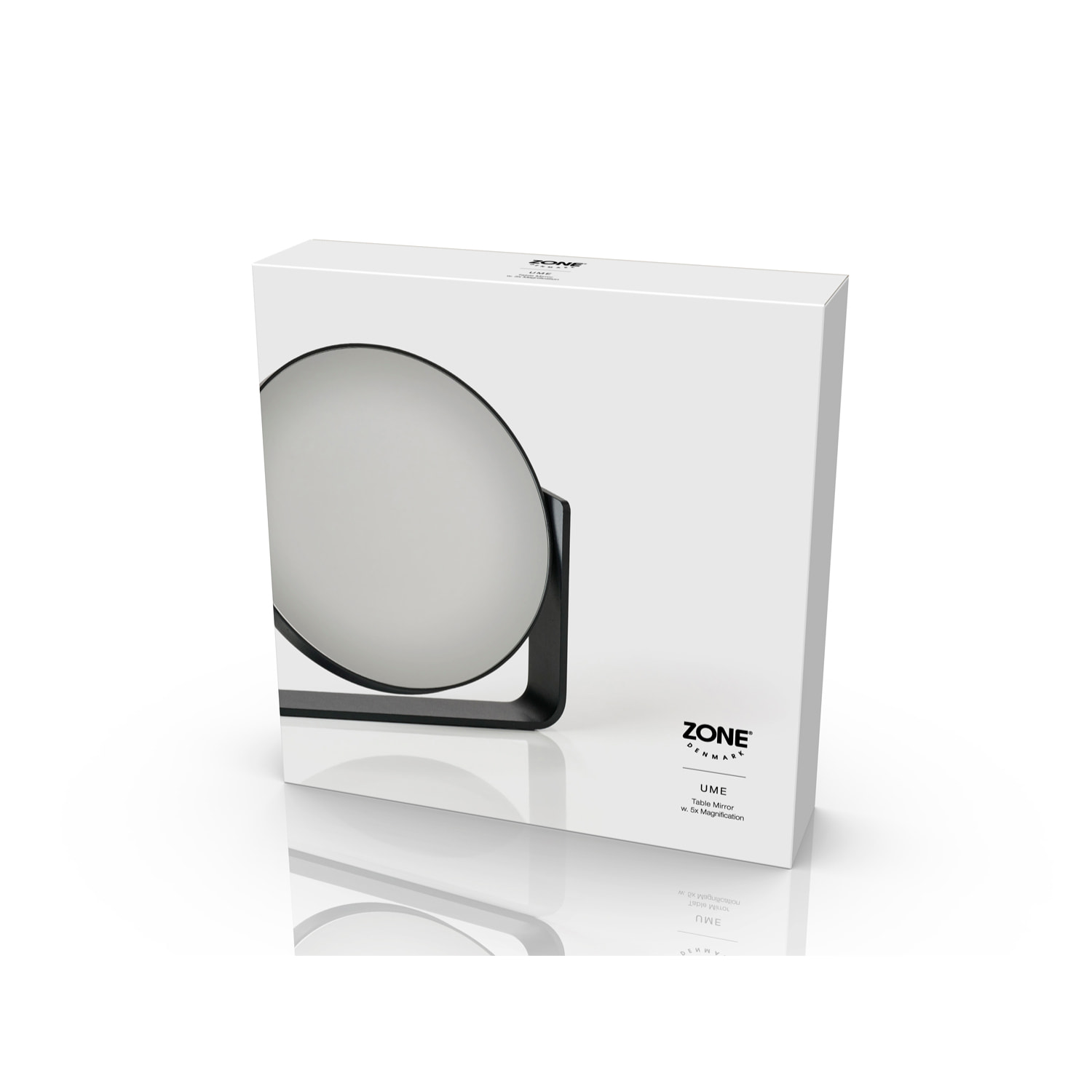 Miroir de table avec grossissement 5 x Ume Gris clair