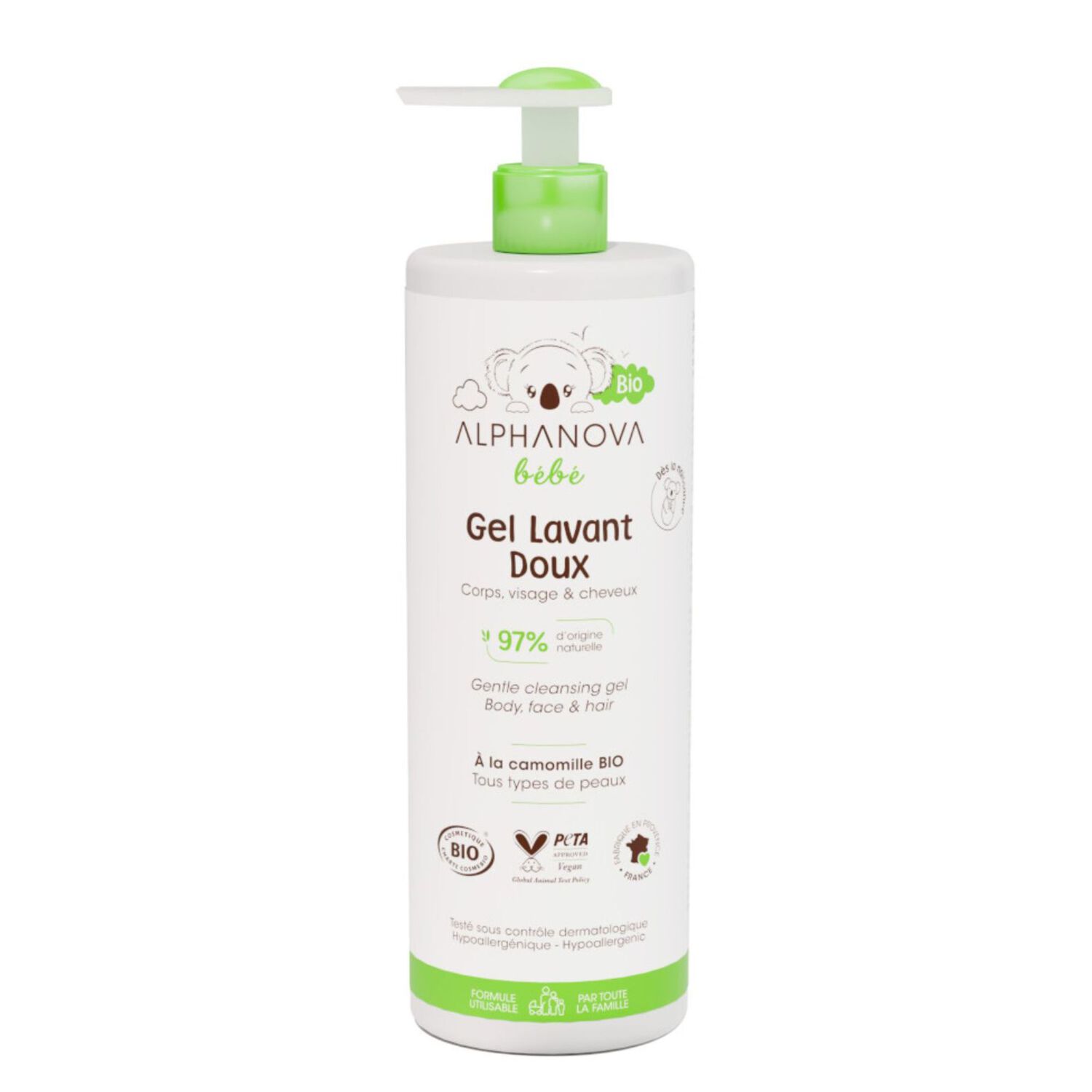 Bébé - Gel Lavant Doux BIO 400 ml