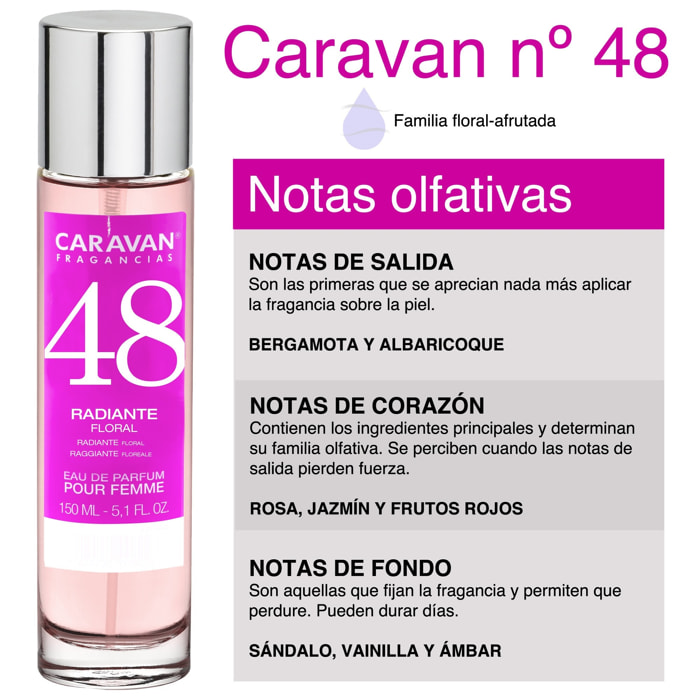 Caravan fragancias set de 2 frascos perfume de mujer nº48, de 150 ml