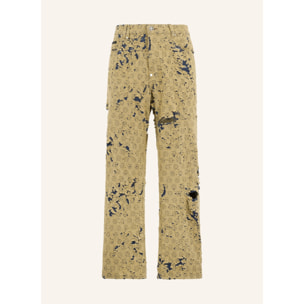 PHILIPP PLEIN Destroyed Beach Boy Fit Jeans Monogram