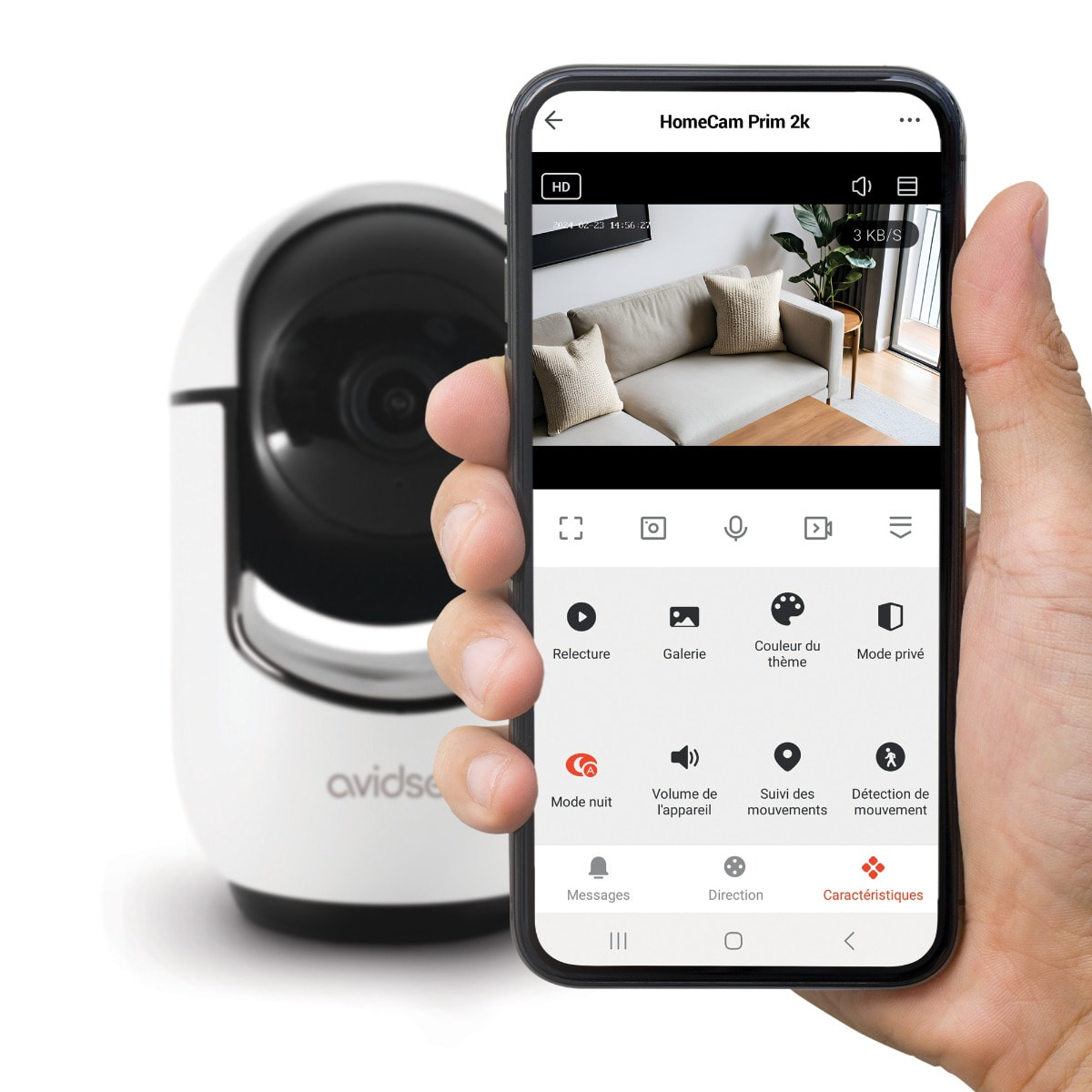 Kit Alarme sans fil connectée HomeSecure pour appartement T2/T3