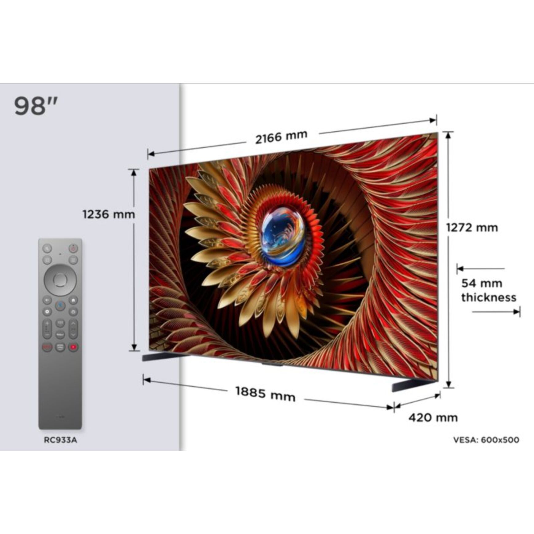 TV Mini Led TCL Mini LED Premium 98C89K 2025
