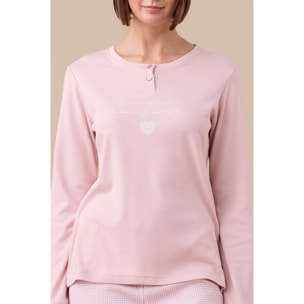 Pigiama donna invernale in caldo cotone articolo poule. Noidinotte