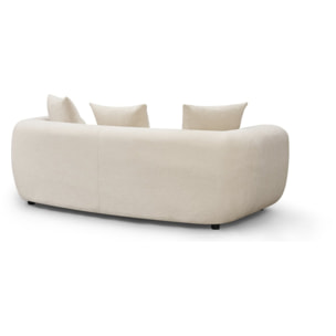 Canapé droit "La Fayette" - 3 places - Beige