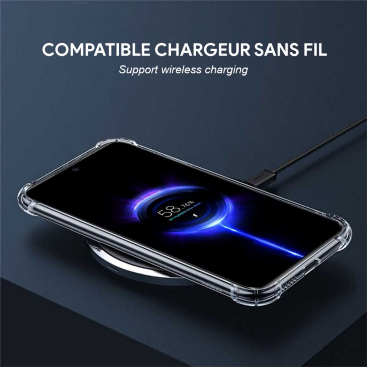 Coque IBROZ Xiaomi Poco M4 5G Antichoc transparent