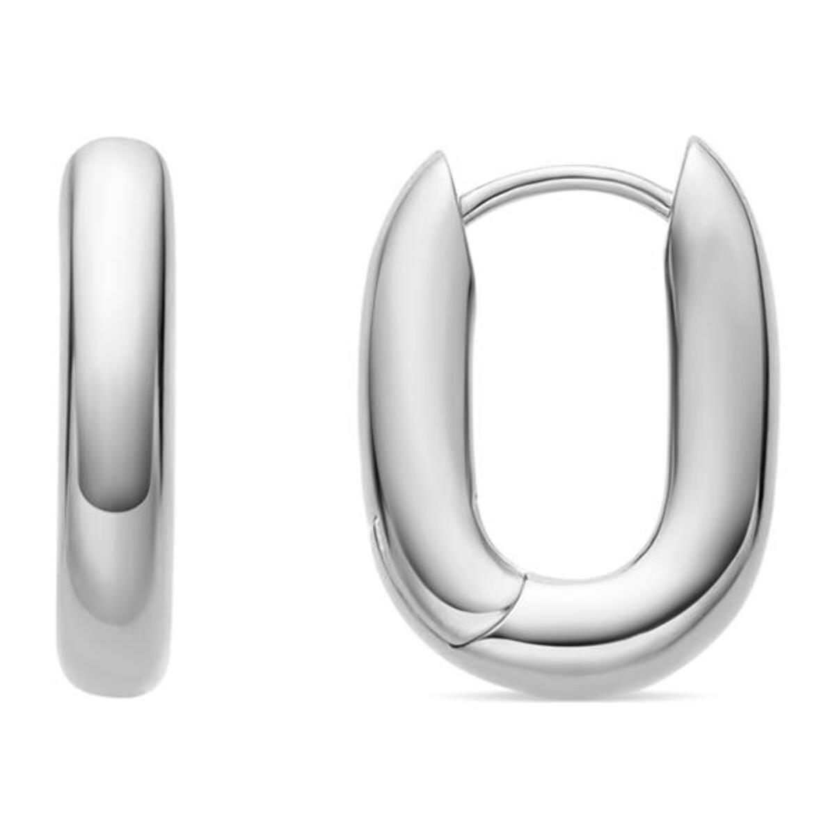 Pendientes Lux by Lux acabadoss en rodio