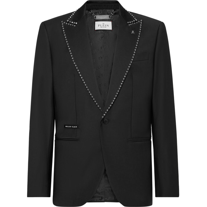 PHILIPP PLEIN One-Button Blazer Slim Fit