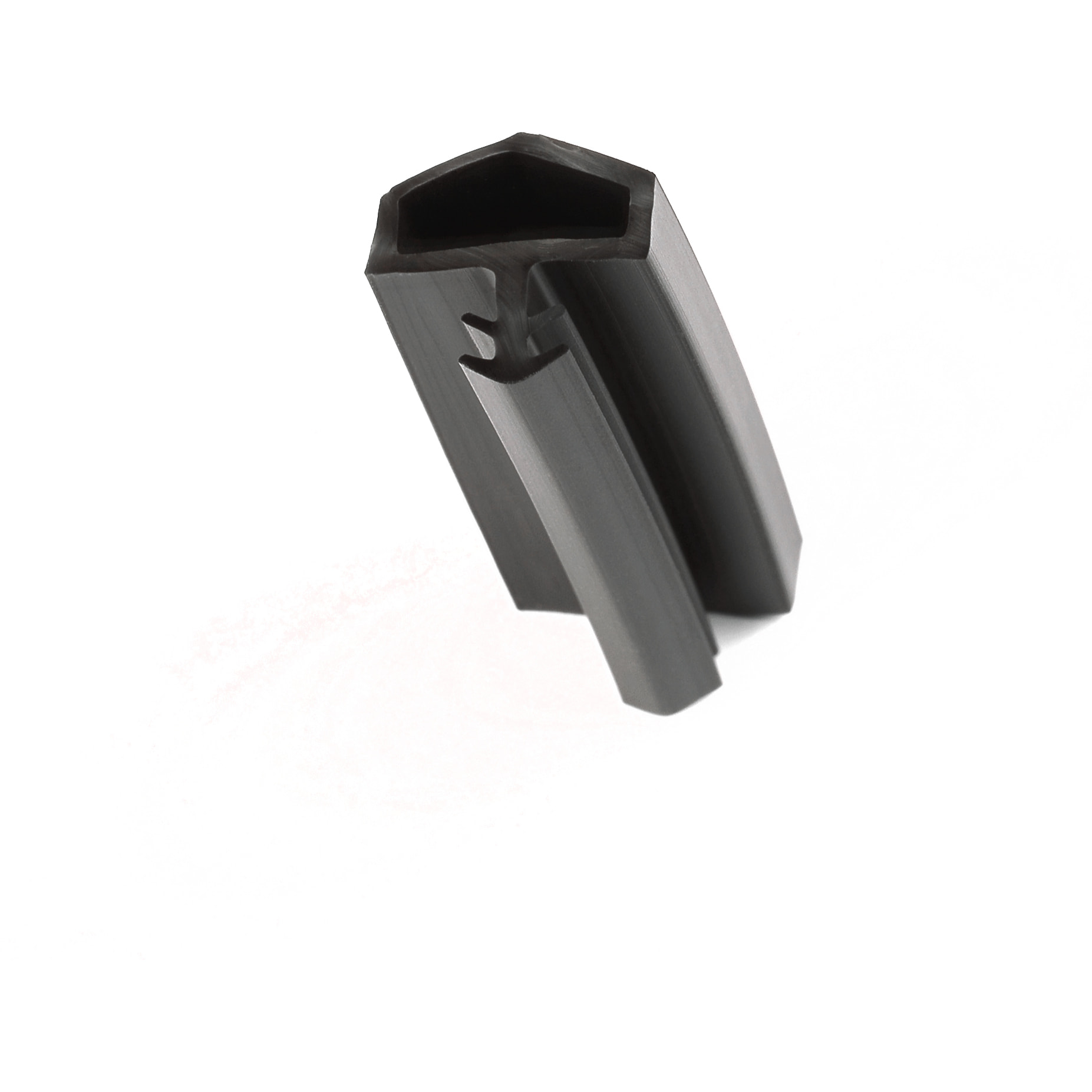 Joint de porte intérieure sur dormant en PVC - Rainure 4 mm - Rouleaux 150 m - Noir - KISO - S 0680 NOIR