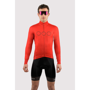 Maillot de manga larga ECOON modelo Mont Ventoux en color Rojo
