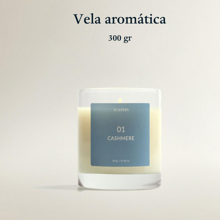 Vela aromática 300gr aroma cashmere scalpers