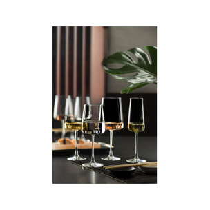 Set de 4 flûtes à champagne Zéro 30 cl