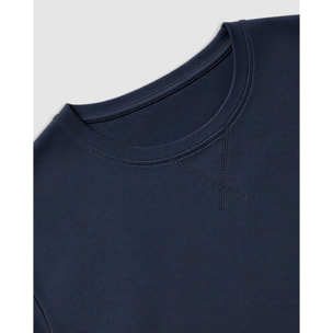 Pijama franela algodón cuadro tuc azul marino