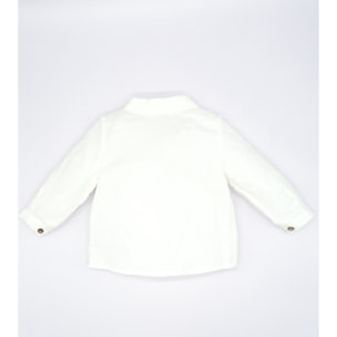 CAMISA VIELLA BOTÓN COCO CRUDA