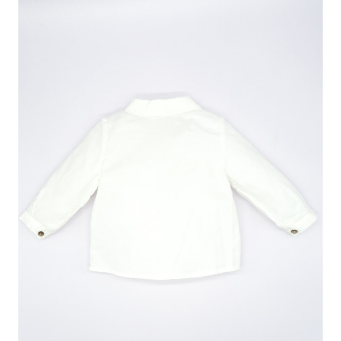 CAMISA VIELLA BOTÓN COCO CRUDA