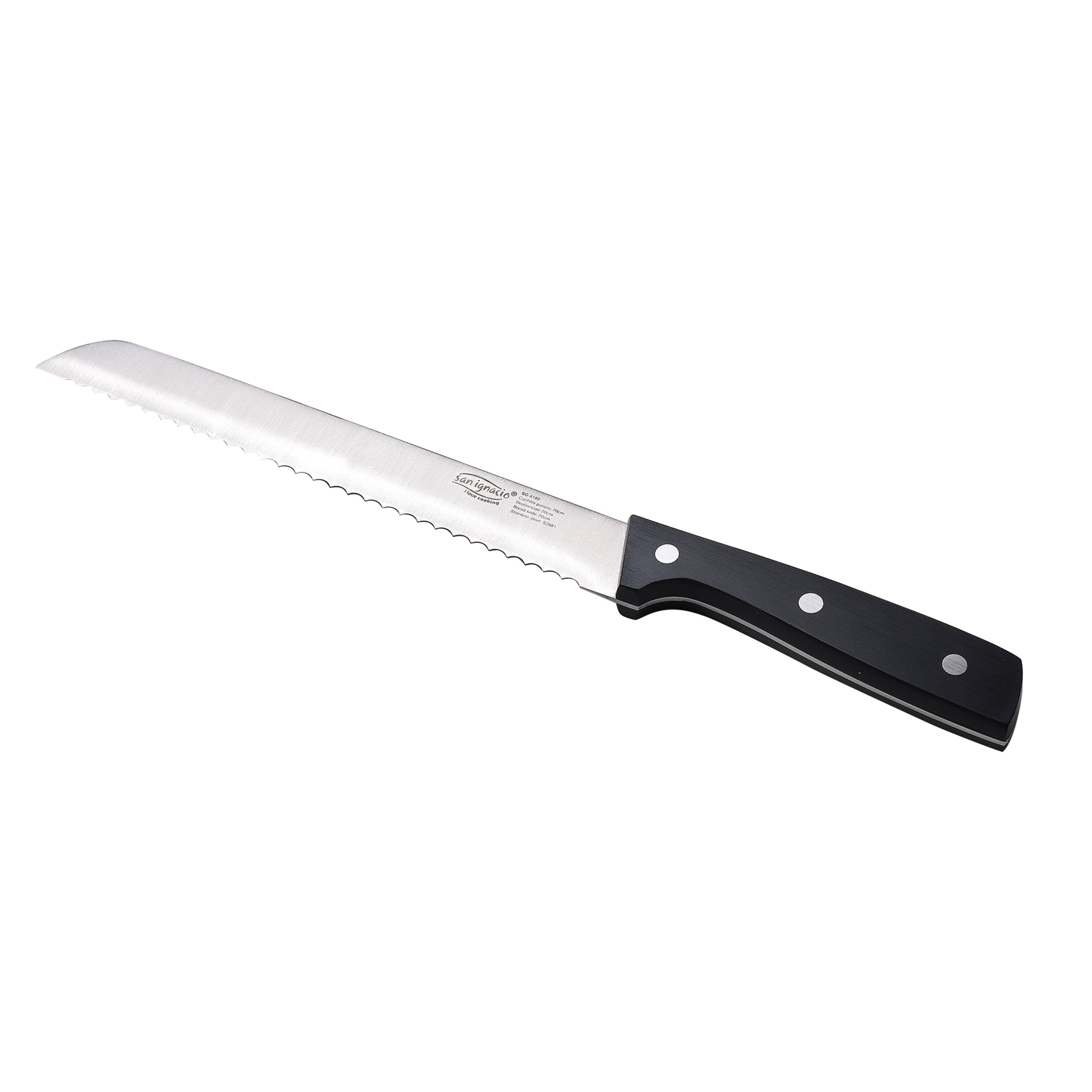 Cuchillo panero 20cm acero inoxidable expert