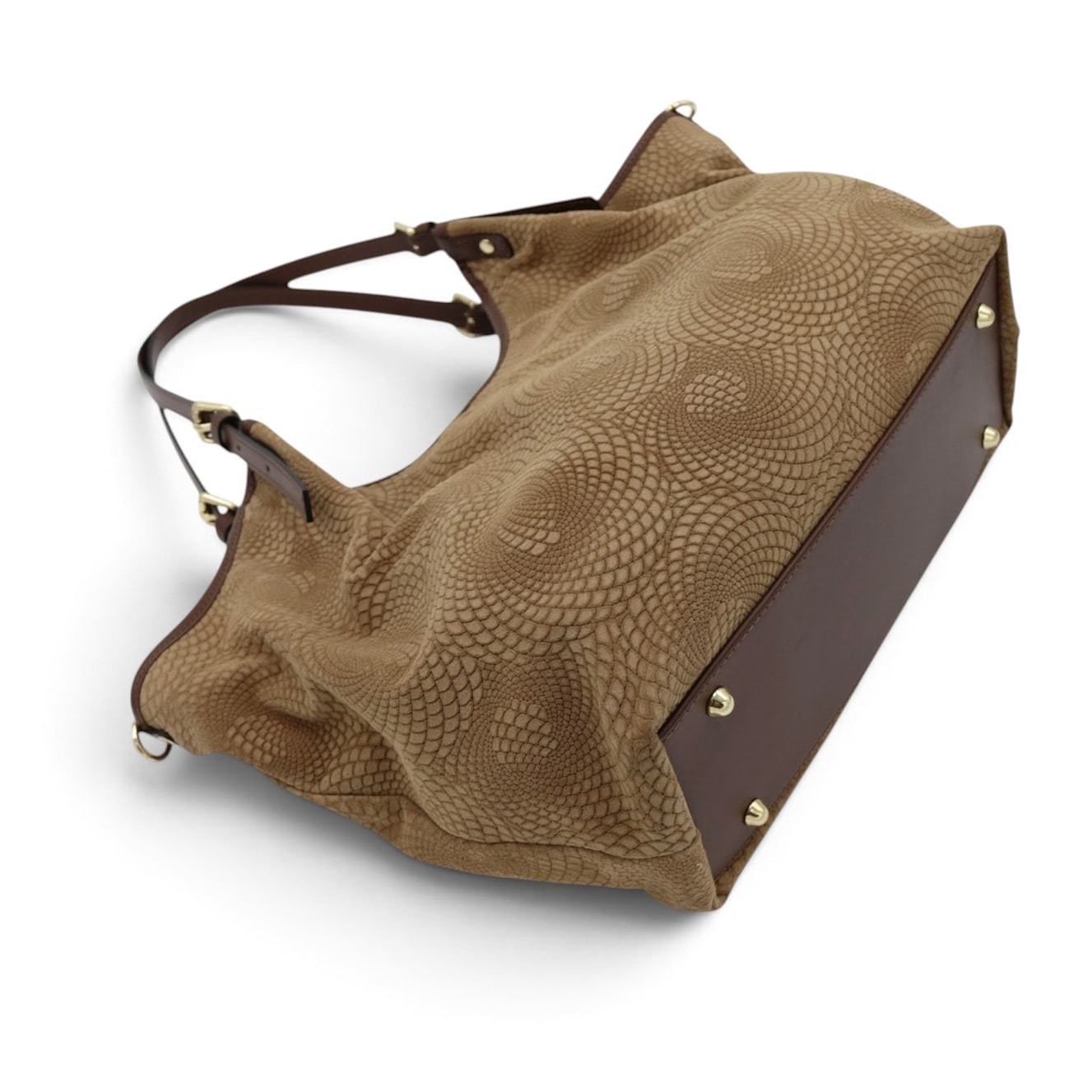 Borsa a Spalla Cheval Firenze Savanah Suede Taupe