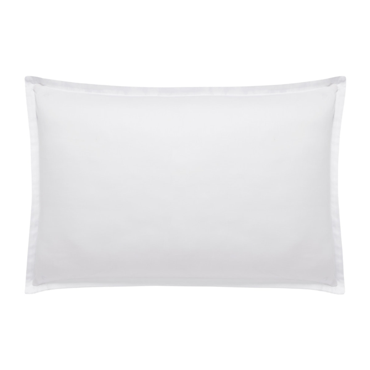 Taie d'oreiller imprimée en satin de coton bio, DUNE, noir et blanc