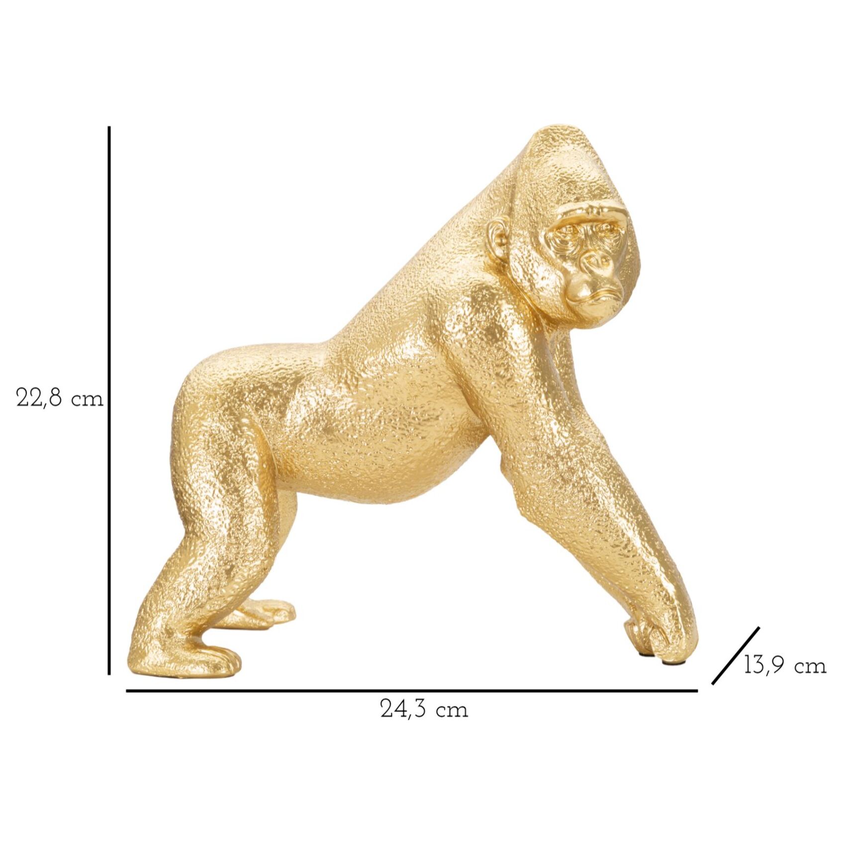 GORILLA DECOR LATERALE CM 24,3X13,9X22,8
