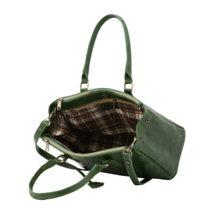 Borsa a tracolla  da donna In Vera pelle Made in Italy 35x23x16 cm