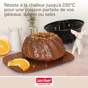 Ensemble de 2 Moules à kouglof Zenker Black Metallic