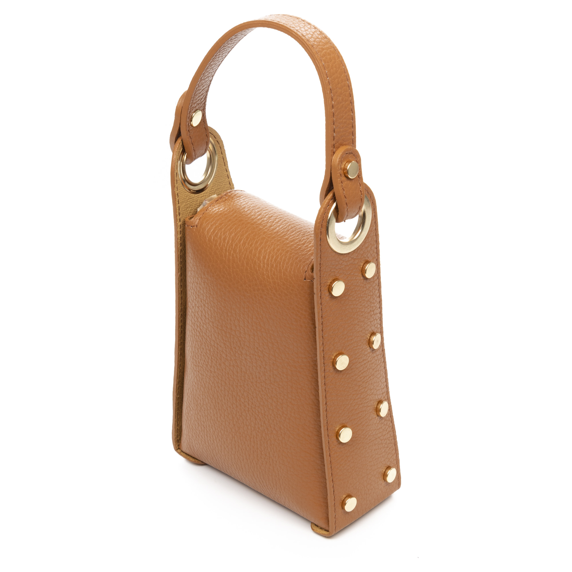 Alviano bolso de mano mujer. Piel auténtica Dollaro.