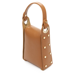 Alviano bolso de mano mujer. Piel auténtica Dollaro.