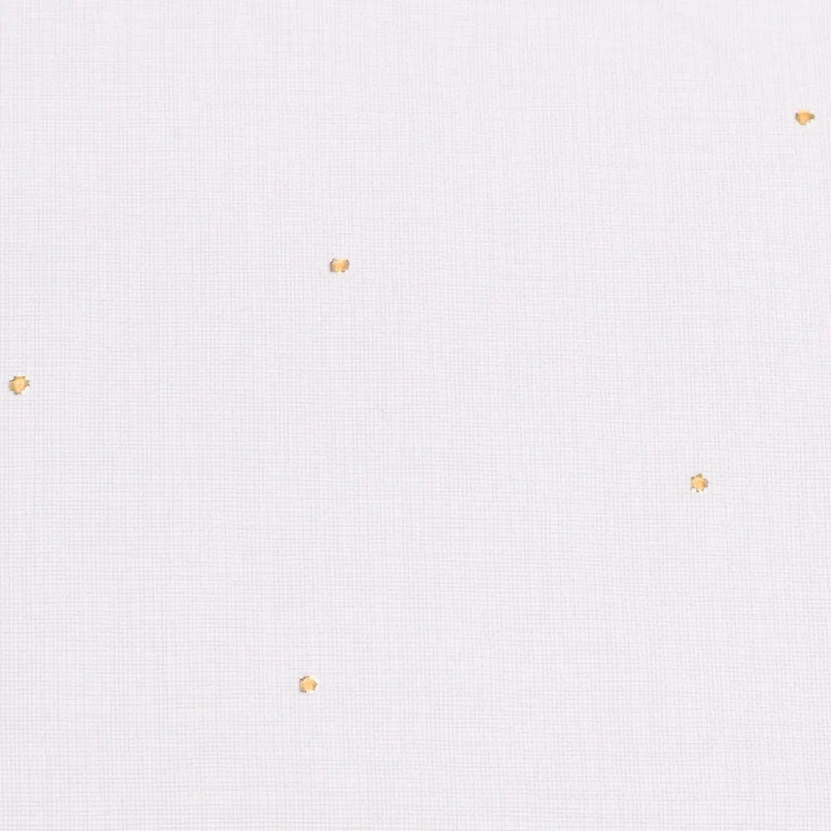 Voilage 3D - blanc et or - 140x240 cm