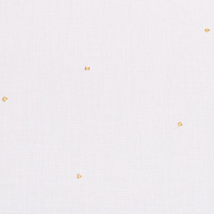 Voilage 3D - blanc et or - 140x240 cm