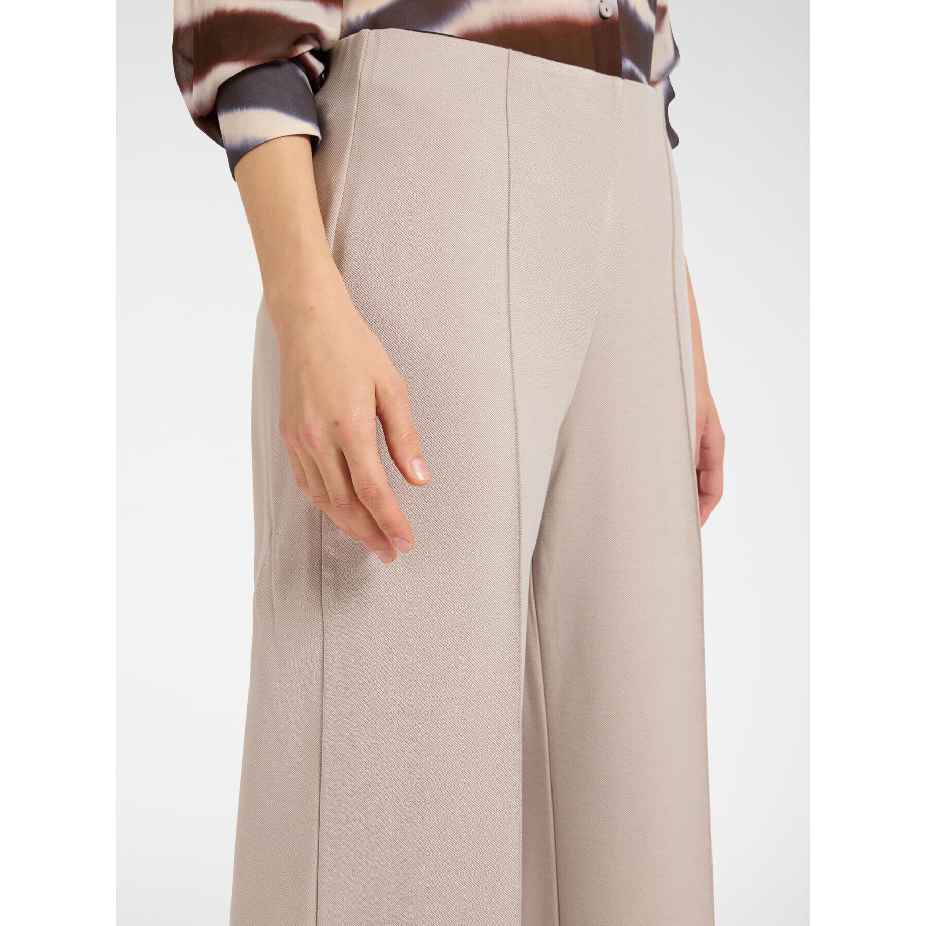 Elena Mirò - Pantaloni pull on in jersey - Beige