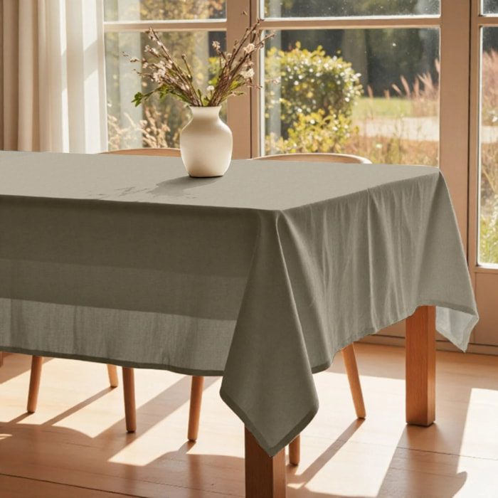 Nappe en résine anti-taches Uni Naturel 157