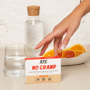 STC NUTRITION - No Cramp - Favorise la contraction musculaire - Anti-crampes & anti-acide lactique - Aide à lutter contre la fatigue - Goût Orange - Sans Gluten - Marque Française - Cure 30 jours